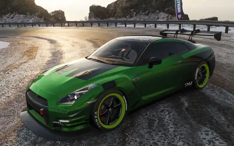 地平线4漂移日记推头gtr