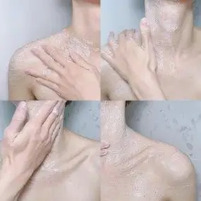 洗澡洗锁骨后背肩膀