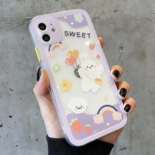 适用苹果xr手机壳女可爱iphone11透明壳8plus全包x防摔iphone苹果7