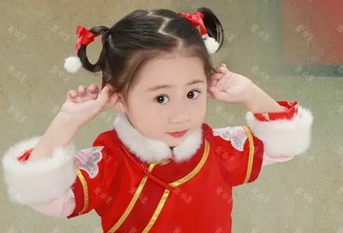 古代的儿童头发都是怎么扎的头发短做个古装发型很容易