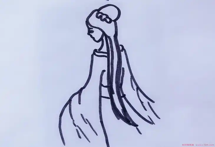 古代女生简笔画女生怎么画漂亮