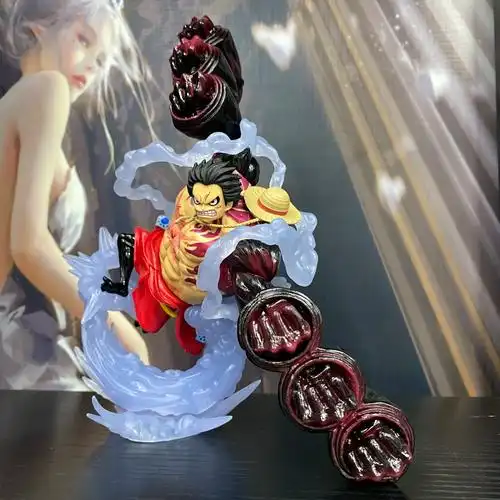 超喜欢这个路飞手办!细节做得超好,六拳四档的造型超帅气,撕牙 - 抖音