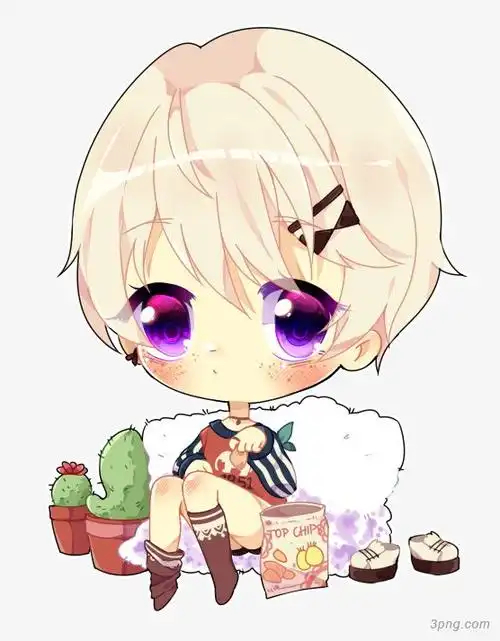 卡通q版可爱人物免抠图像图形png素材透明免抠图片-其他元素