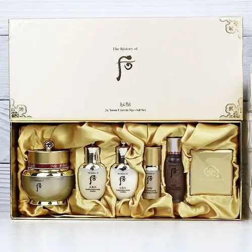 whoo后秘贴自润面霜套盒60ml套盒赠口红盘