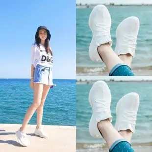 迪丽热巴明星同款白椰子鞋350v2网面跑步鞋休闲运动鞋男女情侣鞋