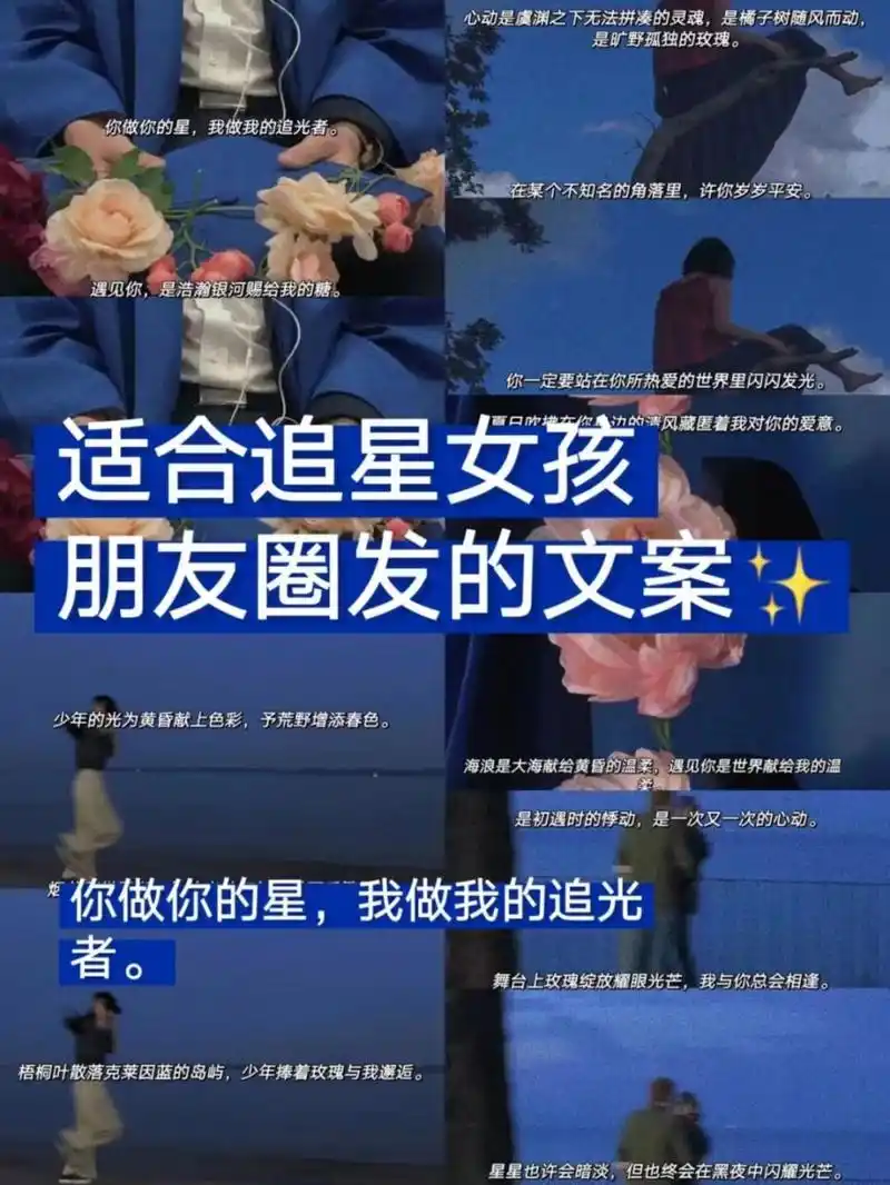 今天分享追星女孩必发文案!