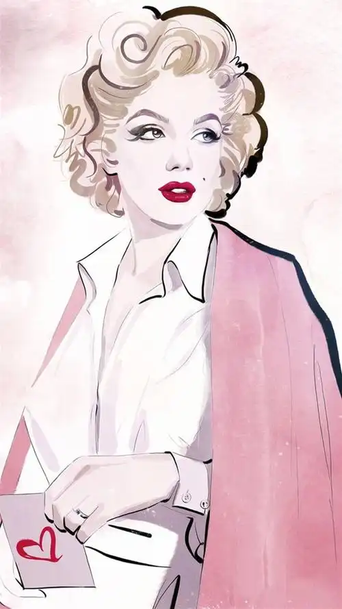 玛丽莲·梦露插画合集