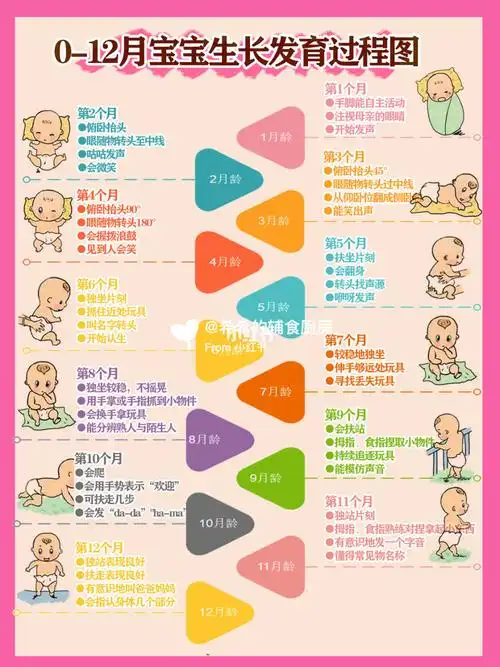 012月宝宝生长发育过程60每月都有新技能
