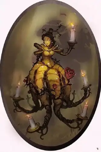 迪士尼公主化身为暗黑系,视觉效果太有冲击力