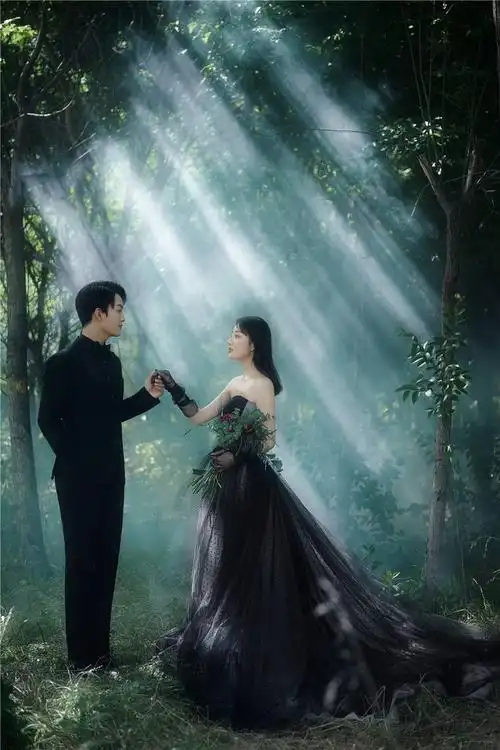 d视觉摄影61森系时尚婚纱照