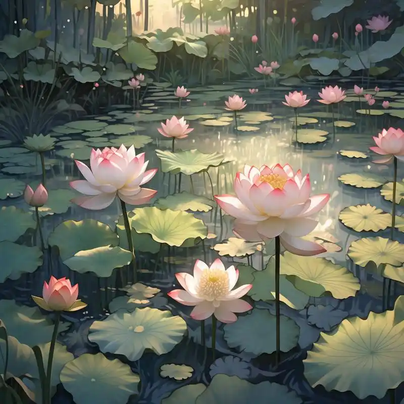 了一系列以荷花为主题的微信头像,清新脱俗,希望能给你带来一丝清凉