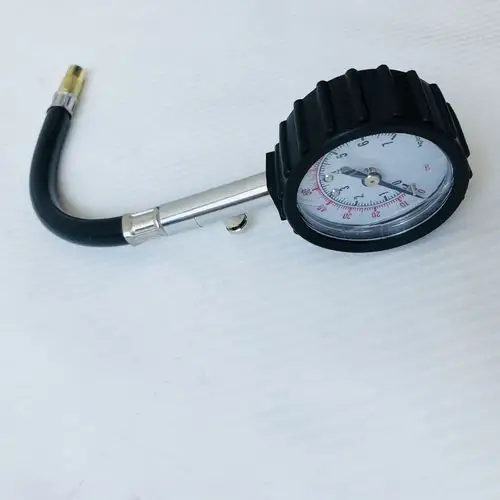 软管高精度汽车胎压计 车用胎压表轮胎气压表 车载胎压监测可放气
