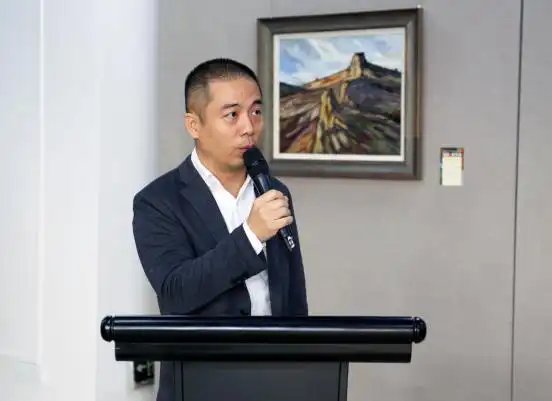 上海马利画材有限公司总经理徐文富先生开幕式现场发言广西艺术学院