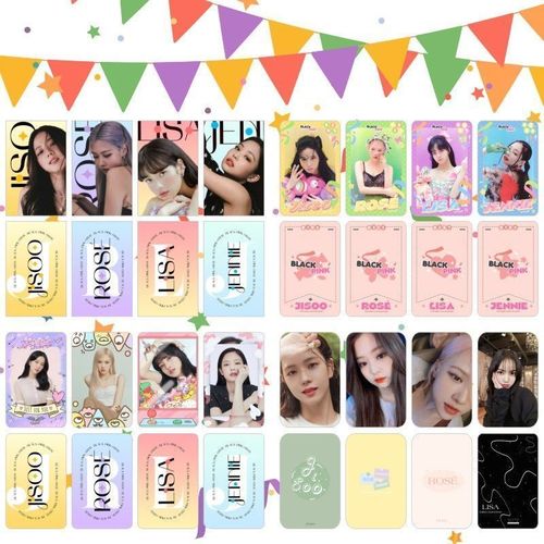 blackpink出道五周年应援卡生日卡纪念卡粉墨卡官方同款周边自制