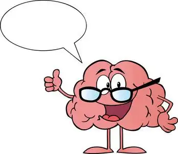 大脑说话图片