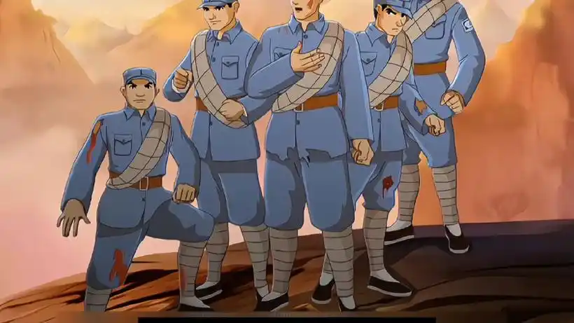 狼牙山五壮士背后的凄惨而又英勇的故事#国产动画 #抗战动画-动漫视频