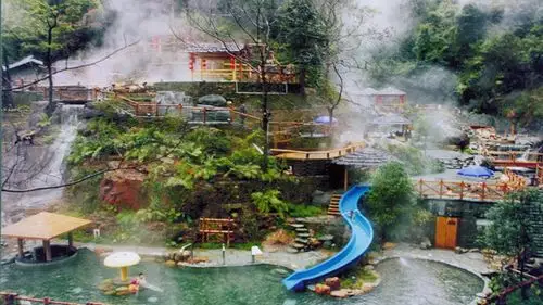 桂林龙胜温泉spa宾馆温泉酒店住宿1晚含龙胜温泉门票早餐2天1晚温泉游