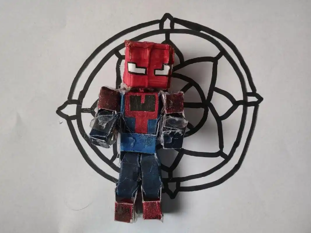 我的世界手工蜘蛛侠纸模