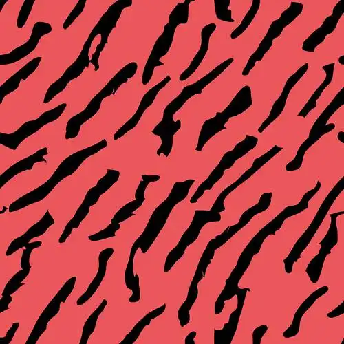 老虎纹理无缝动物图案背景