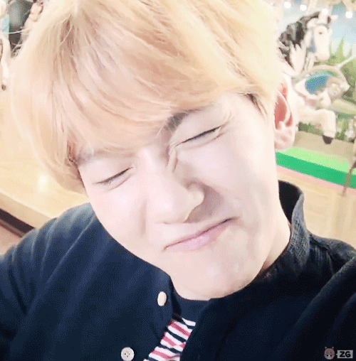 可爱边伯贤卖萌gif动图_动态图_表情包下载_soogif