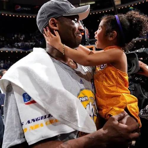 科比与gigi的点滴合影