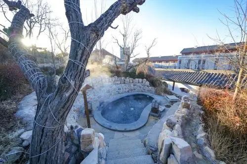 温泉水滑洗凝脂,冬寒赐浴汤泉宫