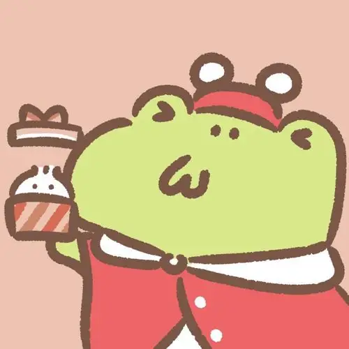 卡通萌萌的小青蛙情侣头像一对