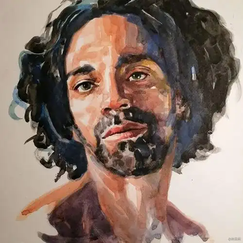 大师级水彩人物肖像