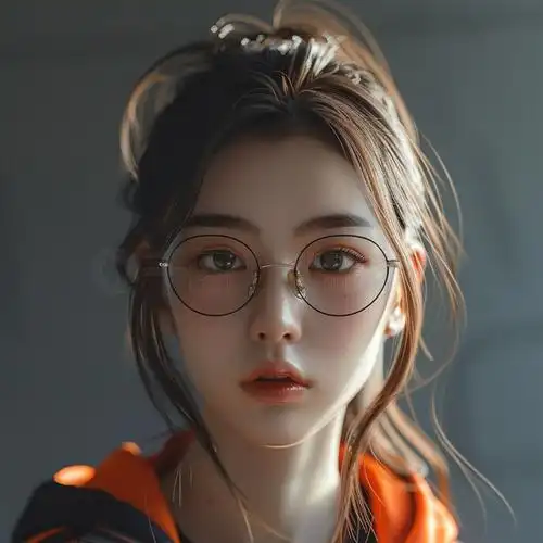 穿着运动服的可爱女孩3d人物插画仿真数字人ai人像免费下载_png格式