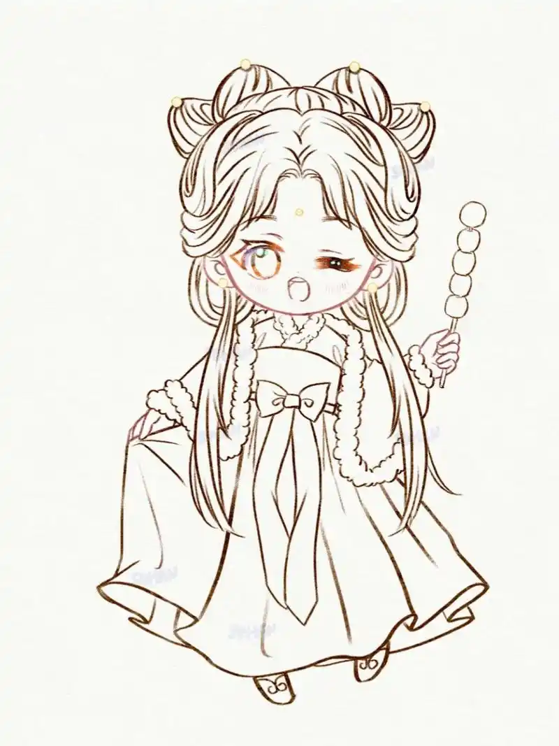 古风q版|十二花神系列之梅花 双11啦,新下单了一个笔记本电脑,现在的