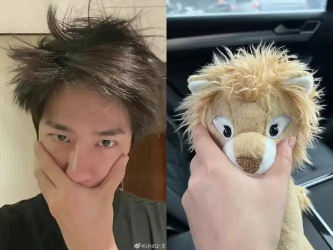 王一博超话wyb#王一博香奈儿品牌形象大使#chanel送的小狮子,不能说