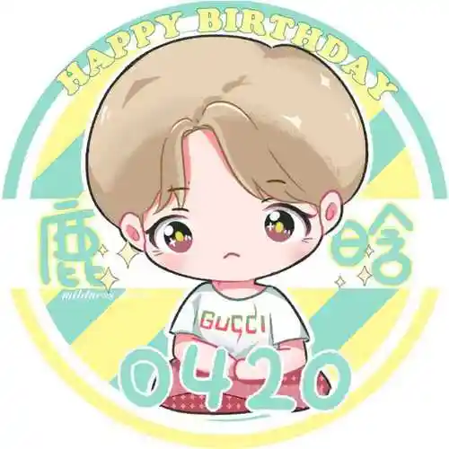鹿晗生日应援头像cr. 鹿晗是人间理想啊78