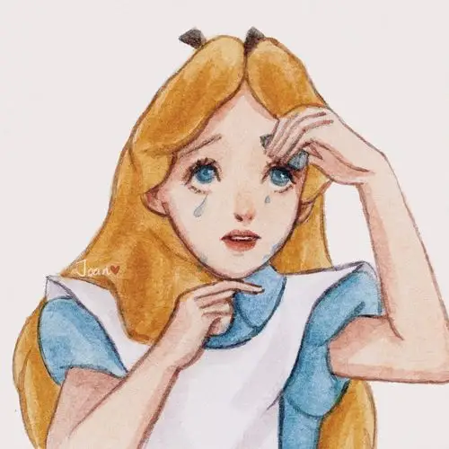 爱丽丝头像 画师:joanma插画