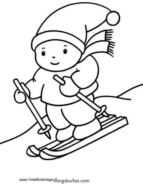 冬天的简笔画儿童简笔画