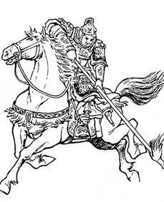 马超简笔画 马超简笔画q版