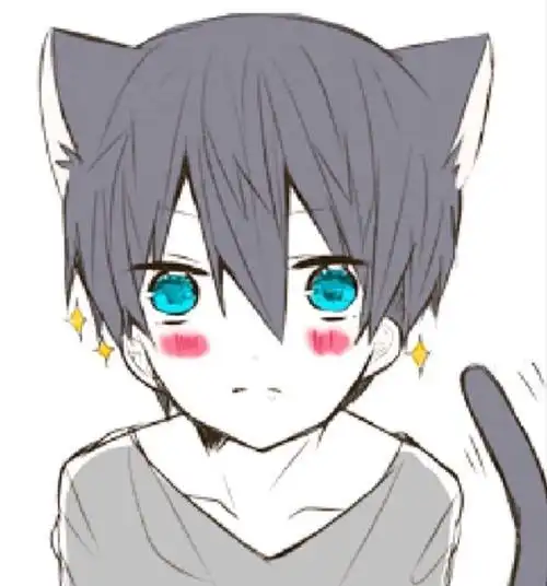 动漫头像男带猫耳朵