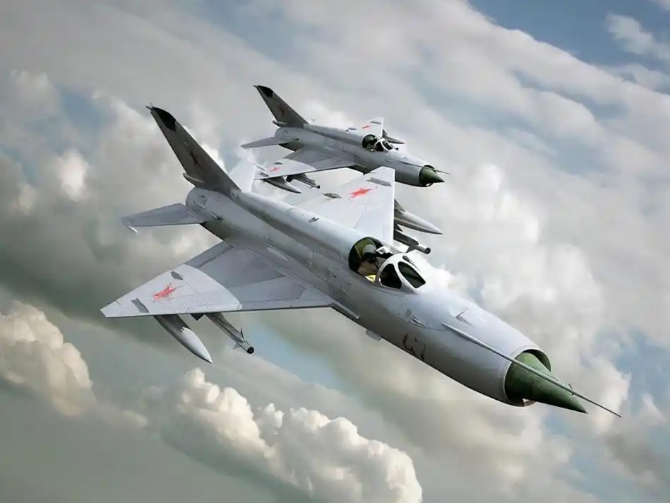 米格21,歼7是20世纪量产最多的喷气战斗机之一