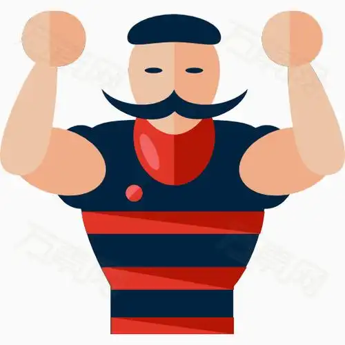 强壮的杂技人员图片免费下载_卡通手绘_万素网