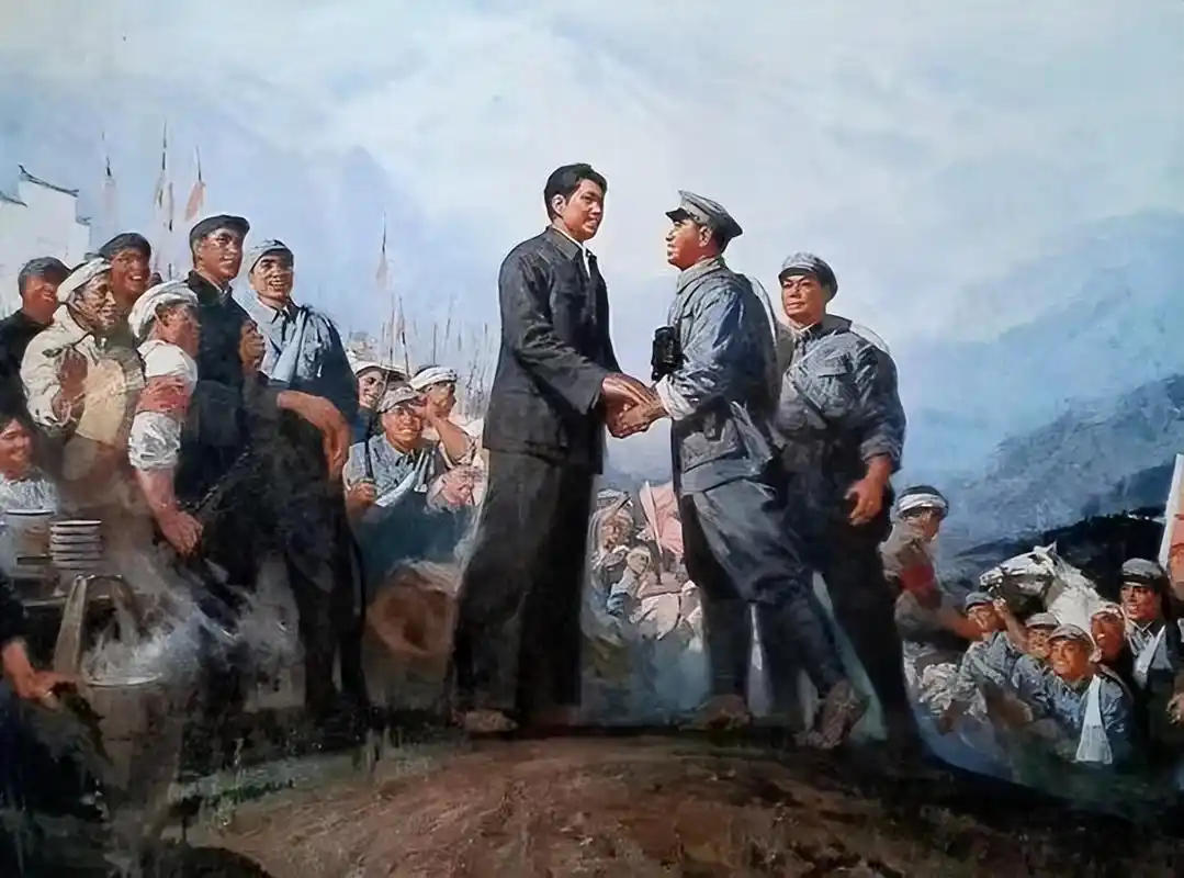 1928年,朱,毛井冈山会师,联络人竟然是毛泽覃?这是怎么回事?