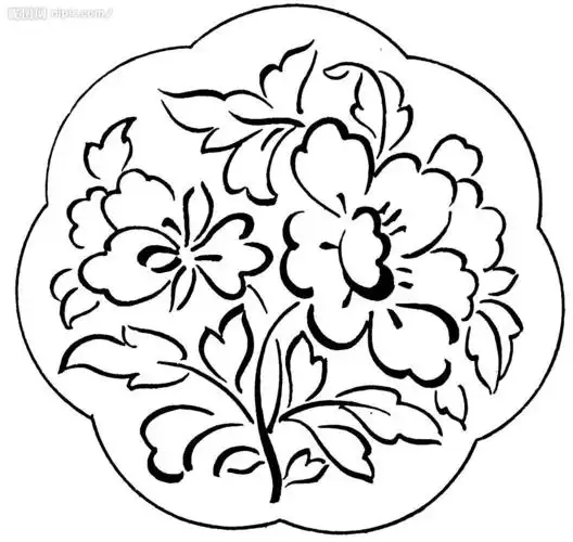 圆形花纹图片