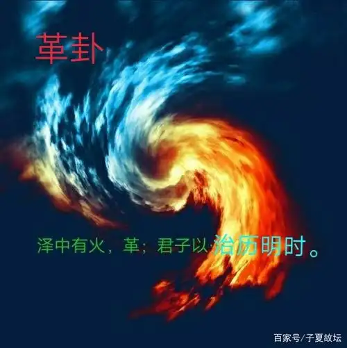 「革卦」象辞"泽中有火,革;君子以治历明时"破解