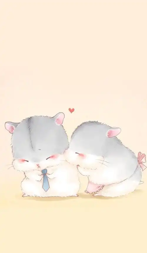 高清无水印壁纸都是超可爱的卡通版小仓鼠快快收去做壁纸吧