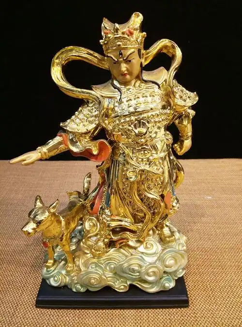 摆件树脂12寸二郎神杨戬二郎真君神像佛像摆件