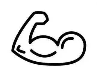 胳膊手臂肌肉图片_简笔画图片_少儿图库_儿童资源网