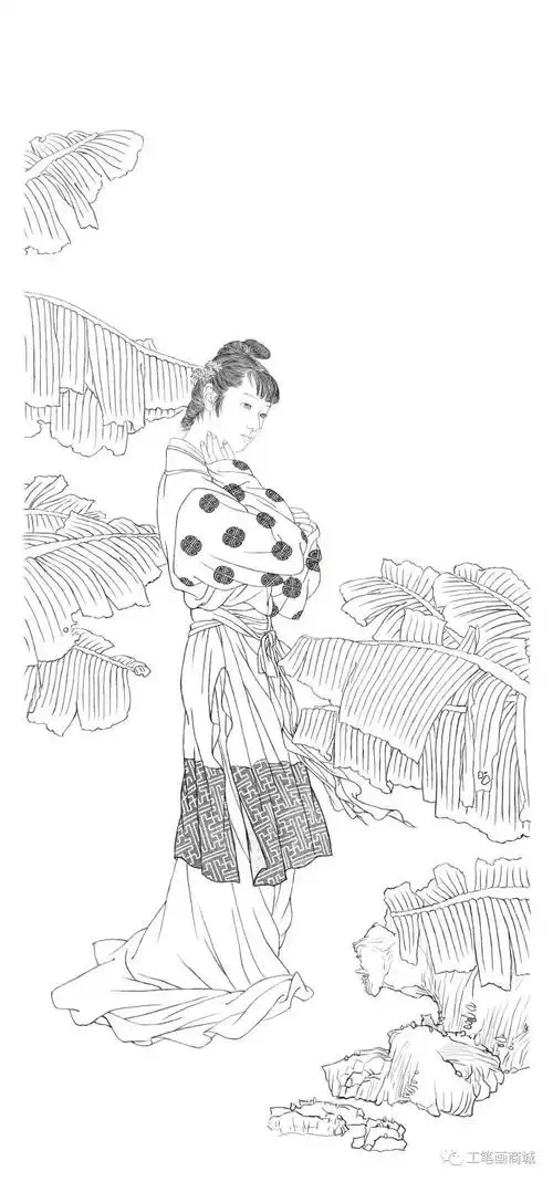 王美芳人物白描