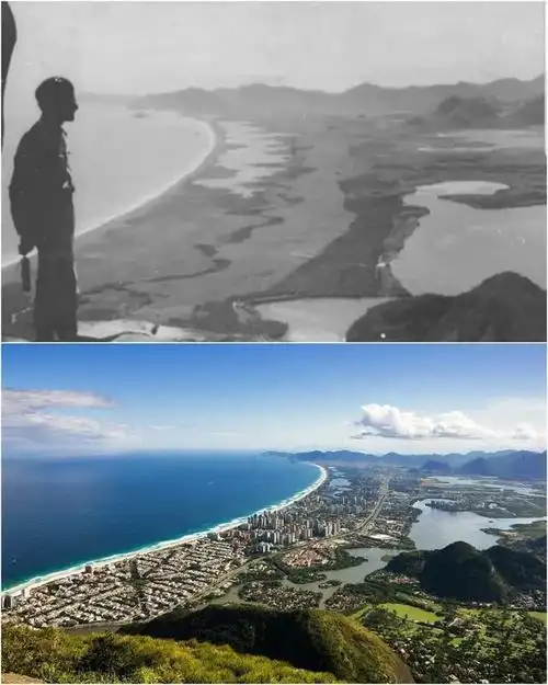 30张过去vs现在的对比照,感受岁月变迁的震撼