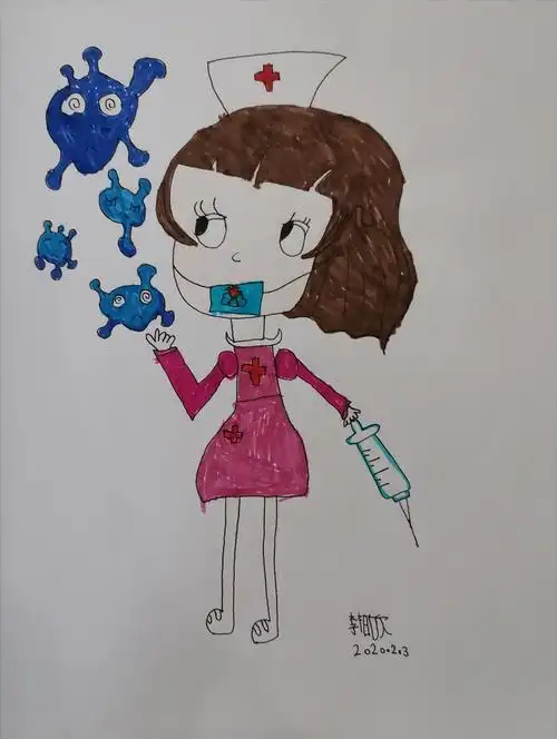 《白衣天使》a4 李柏欣 6岁