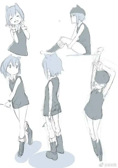 o网页链接 #绘画素材# #绘画教程# #动漫绘画