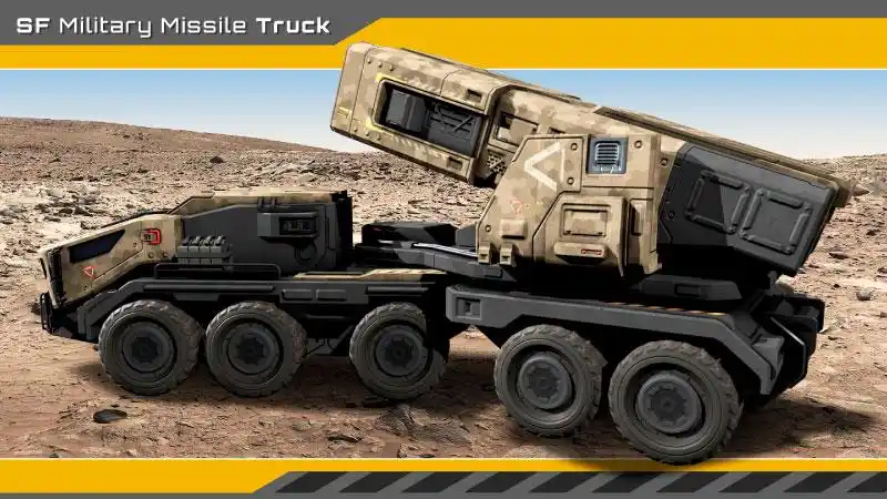 虚幻4ue4军用导弹卡车militarymissiletruck