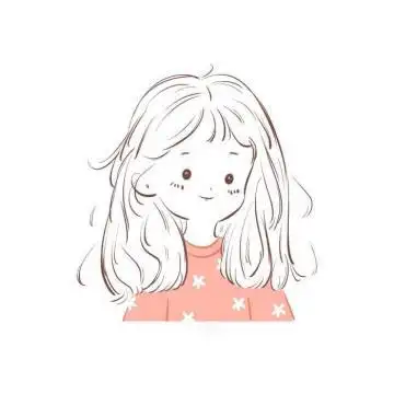 2020独一无二的流行微信简笔画女生头像